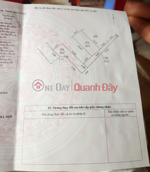Property Search Vietnam | OneDay | Nhà ở, Niêm yết bán Bán đất tổ 2, Quang Minh, Mê Linh, HN. Gần KCN Quang Minh, chợ, trường, bệnh viện