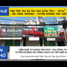 House for rent on Tan Ky Tan Quy street, 101m², 2 floors - near AEON intersection and University of Industry and Trade. _0