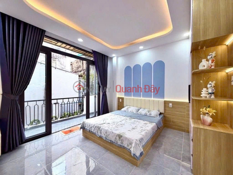Property Search Vietnam | OneDay | Residential Sales Listings, L2127 ️ House on Chu Van An Street, Binh Thanh District, Shared Ownership, Square shape, Alley access, 4 floors, 3.x billion VND