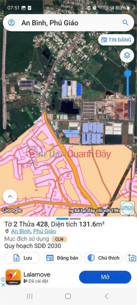 ĐẤT ĐẸP - GIÁ TỐT - CẦN BÁN NHANH Lô Đất Tại An Bình, Phú Giáo, Bình Dương _0