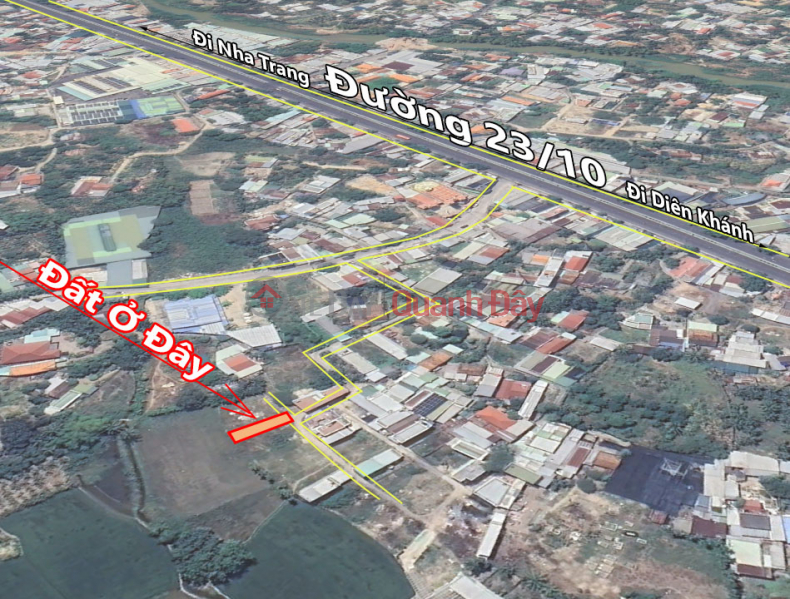 Land for sale in Vinh Thanh Nha Trang along October 23 street, price 11.5 million\\/m2 Sales Listings