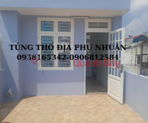 BÁN NHÀ PHÚ NHUẬN DƯỚI 10 TỶ-LÊ VĂN SỸ 60M2 4 TẦNG 4PN. _0