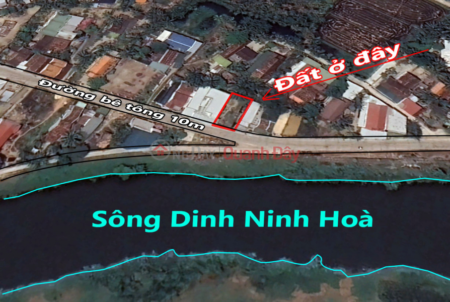 Land for sale in Ninh Hoa with beautiful view of Dinh Ninh Phu Nam river Sales Listings