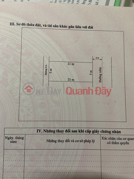 HOT HOT- 105M2 LOT OF Land FOR SALE in Khanh Thien Commune, Yen Khanh District, Ninh Binh | Vietnam, Sales đ 1.19 Billion