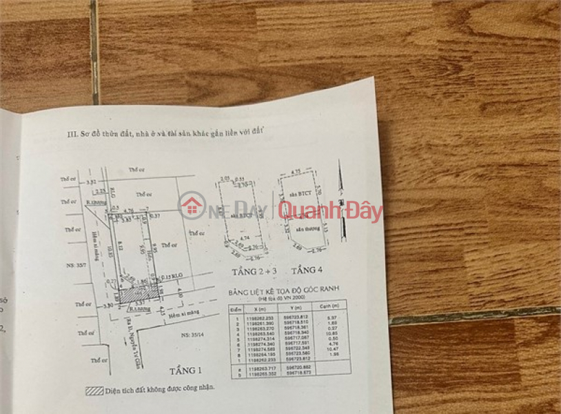 đ 5,86 tỷ | Nhà 5.5x13m, 4 Tầng, HXH Nguyễn Tư Giản, Gò Vấp, Gần mặt tiền.