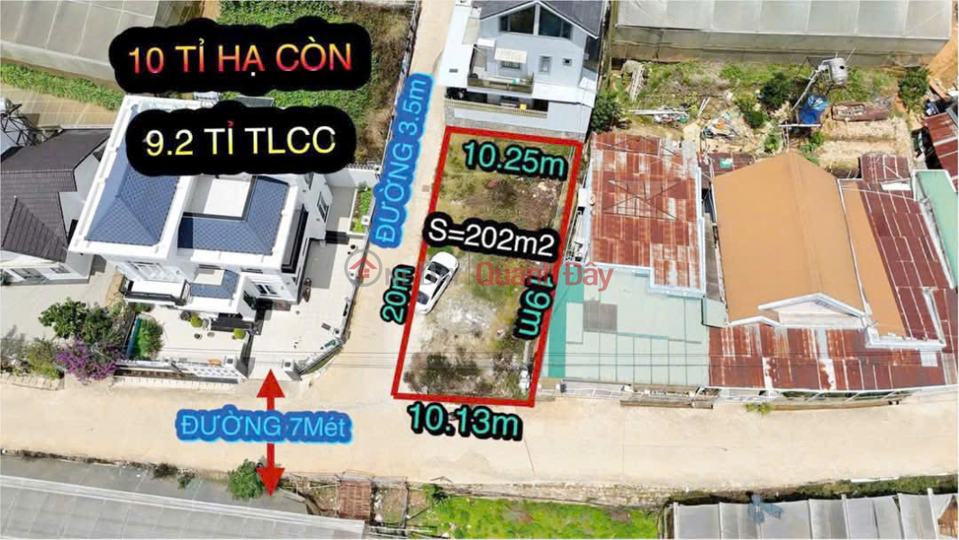 Deep Discount 9.2 Billion, Now 8.5 Billion, Extra Fortune, Selling Land with 2 Frontages in South Lake Area, Ward 11, Da Lat | Vietnam Sales | đ 8.5 Billion