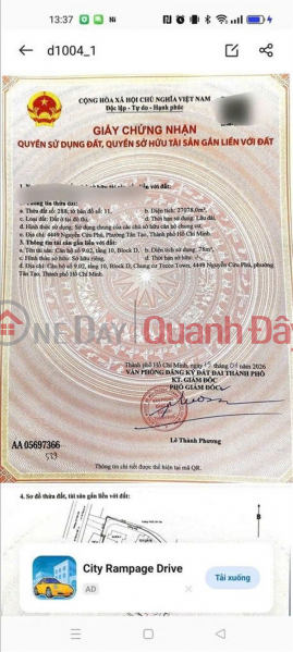 CĂN HỘ CHÍNH CHỦ - DỌN VÀO Ở NGAY - Nguyễn Cửu Phú, P. Tân Tạo, Q. Bình Tân, TP Hồ Chí Minh Niêm yết bán