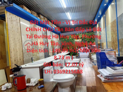 Front Land - Prime Location OWNERS Need to Sell Land Plot Urgently in Vinh City - Nghe An _0