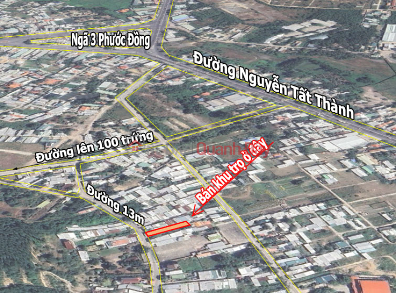 Land for sale in Phuoc Dong Nha Trang with 12 rooms available for rent for 2.5 billion Sales Listings