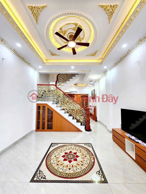 Super luxury 1T2L house, close to Nguyen Ai Quoc street, 6m asphalt road, only 5.3 billion _0