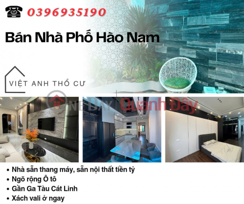 House for sale in Hao Nam, 7 floors with elevator, car alley, price: 13.7 billion, contact: 0396935190. _0