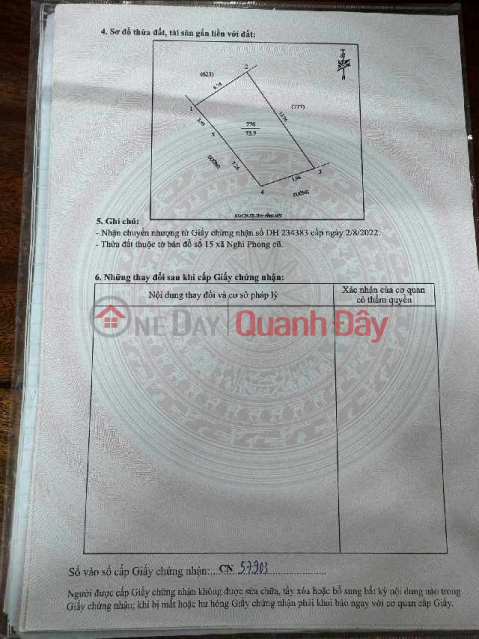 Land for sale in Hamlet 5, Nghi Phong (FSWP9-997830316)_0