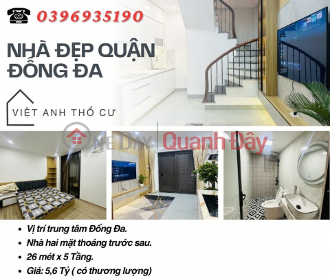 House for sale in Hao Nam Dong Da, Reasonable Price, 20 Meters to the Street, 26mx5T, Price: 5.6 Billion, Contact: 0396935190. _0