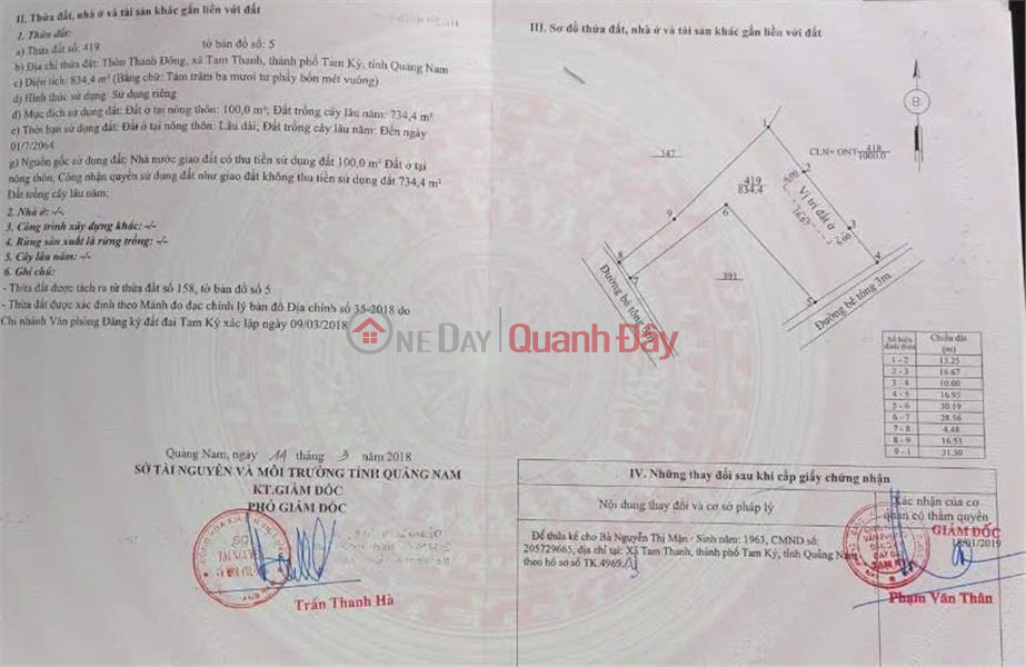 ĐẤT ĐẸP – GIÁ TỐT - BÁN Đất Biển Tỉnh Thuỷ - TAM THANH. Tam Kỳ - Quảng Nam Niêm yết bán