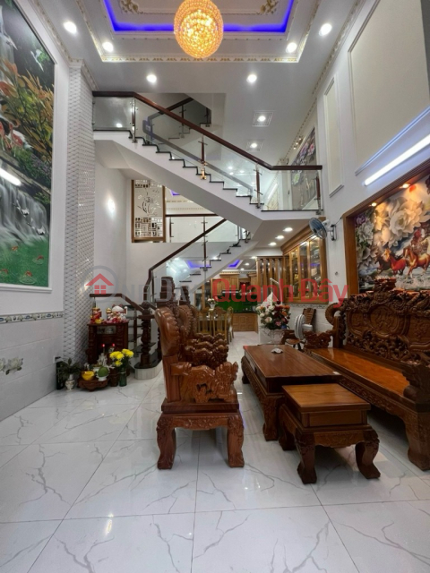 BEAUTIFUL NEW HOUSE IN BINH TAN - NEAR THE WEST BUS TERMINAL - 54M2 - STANDARD HORIZONTAL 5M - 5 FLOORS - TRUCK ALley - STANDARD LEGAL _0