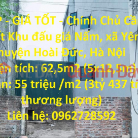 ĐẤT ĐẸP - GIÁ TỐT - Chính Chủ Cần Bán Gấp Đất Hoài Đức, Hà Nội _0