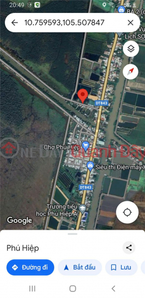 Property Search Vietnam | OneDay | Nhà ở, Niêm yết bán CHÍNH CHỦ Cần Bán Đất Đường Nhựa Liên Xã Phú Hiệp, Tam Nông, Đồng Tháp