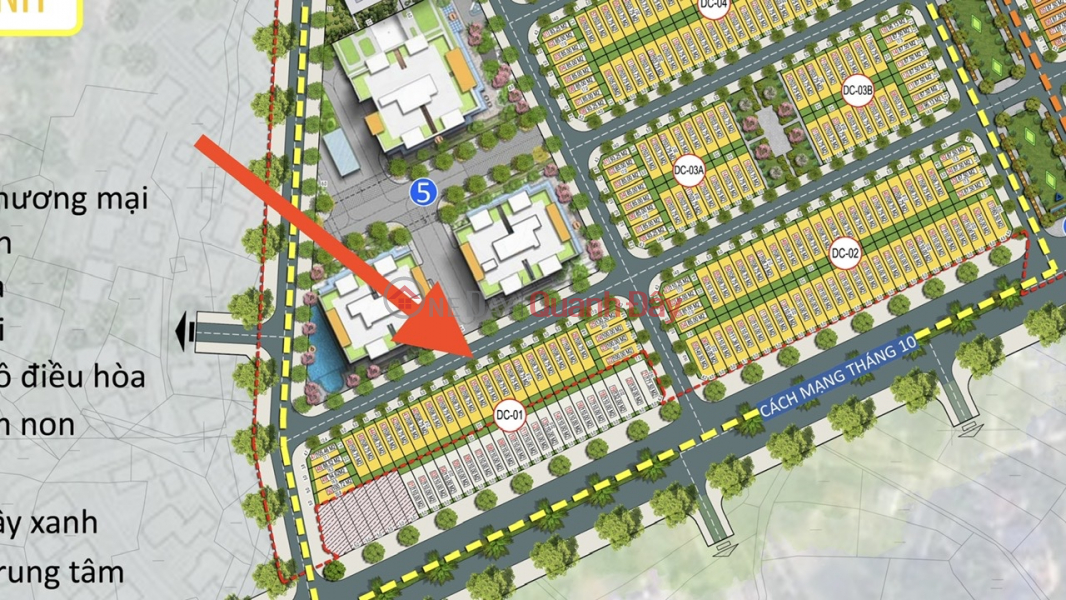 Chính chủ cần bán lô đất đối diện Nhà ở xã hội Khu đô thị Cầu Trúc Sông Công. DT 105m2 - 1,85 tỷ Niêm yết bán