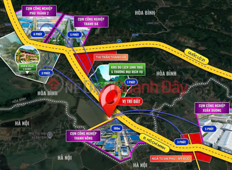 Sở Hữu Ngay ĐẤT NỀN THỔ CƯ 100% Tại Ba Đồi, Lạc Thủy, Hòa Bình - GIÁ TỐT - TIỀM NĂNG LỚN _0