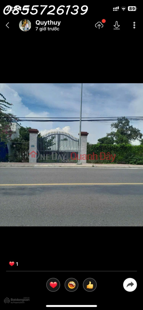Bán đất tặng nhà mặt tiền 835B, Phước Lý, Cần Giuộc, Long An, giá siêu hời 14,9 tỷ, 496m2 _0