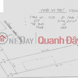 Bán nhà hẻm 11/5 đường Mậu Thân, phường Xuân Khánh, quận Ninh Kiều, Cần Thơ, 574.2m2 x 3 tầng, miễn TG _0
