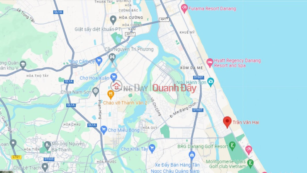 Property Search Vietnam | OneDay | Residential Sales Listings ►Ngu Hanh Son Beach Land 185m2, 7.5m Tran Van Hai street, close to the sea