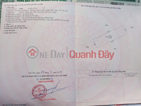 ĐẤT ĐẸP – GIÁ TỐT – CHÍNH CHỦ CẦN BÁN LÔ ĐẤT Tại Phường Long Tuyền, Bình Thuỷ, Cần Thơ _0