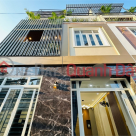 Right at Phan Tay Ho School, Ward 16. Go Vap, area 7x7m, 5 floors fully furnished. _0