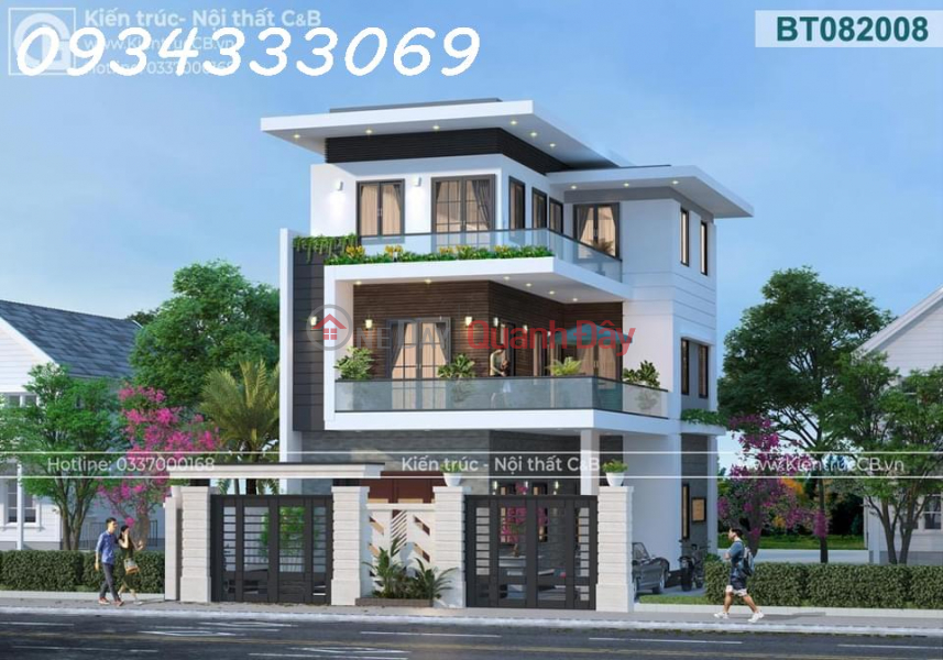 Mini villa for sale in Trang Quan, An Dong, area 115m2, frontage 10.5m, 3 modern floors; 7-8m concrete road a to ne Sales Listings