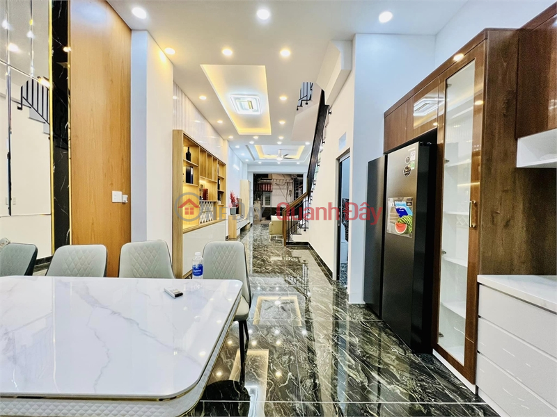 Property Search Vietnam | OneDay | Residential Sales Listings | Beautiful house Quang Trung, Go Vap - HXH, 4x17m, 4 floors fully furnished, 7.9 billion