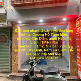 Cần bán nhanh 2 căn nhà đẹp lung linh tại quận Nam Từ Liêm, TP Hà Nội _0