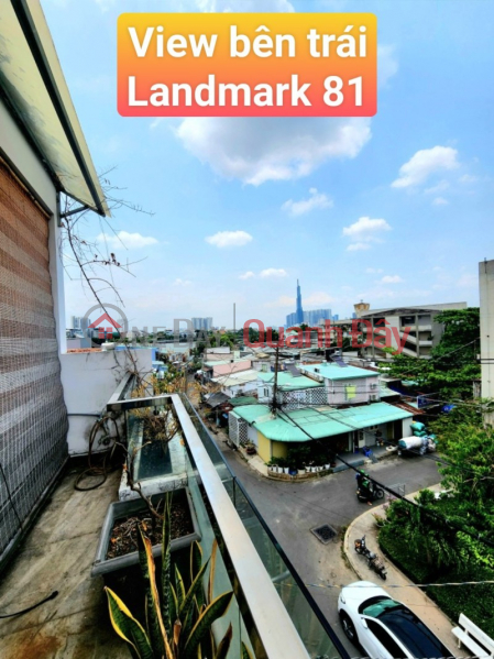 Property Search Vietnam | OneDay | Nhà ở | Niêm yết bán, Bán nhà mặt đường rộng 10m, Bình Quới Q. Bình Thạnh, 52m2, 4 tầng, Cách Cầu Kinh 100m