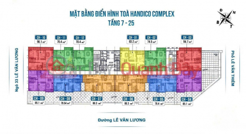 Selling diplomatic quota for Handico Complex 33 Le Van Luong building, about to open for sale _0