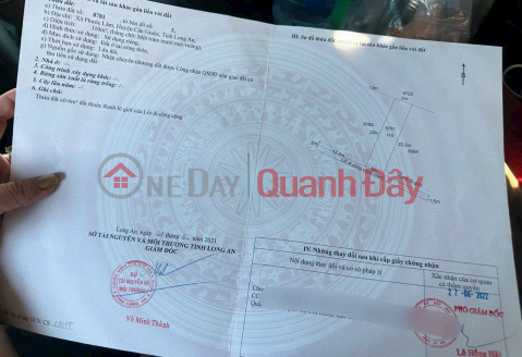 HOT HOT - CHÍNH CHỦ CẦN BÁN LÔ ĐẤT TẠI Xã Phước Lâm, Huyện Cần Giuộc, Tỉnh Long An. _0