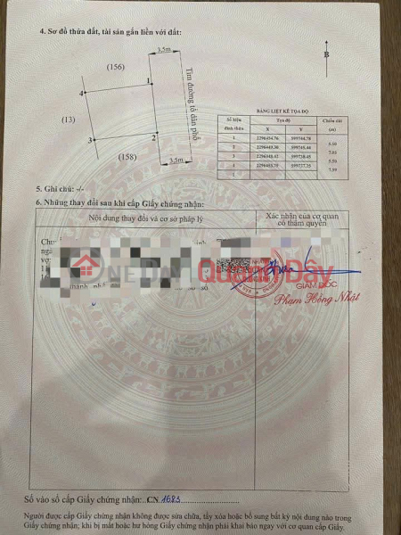 Đất hiếm mặt đường Tư Thủy – Cầu Ngựa, Hòa Nghĩa, chỉ 1.1x tỷ – ZALO 0567 222 555 Niêm yết bán