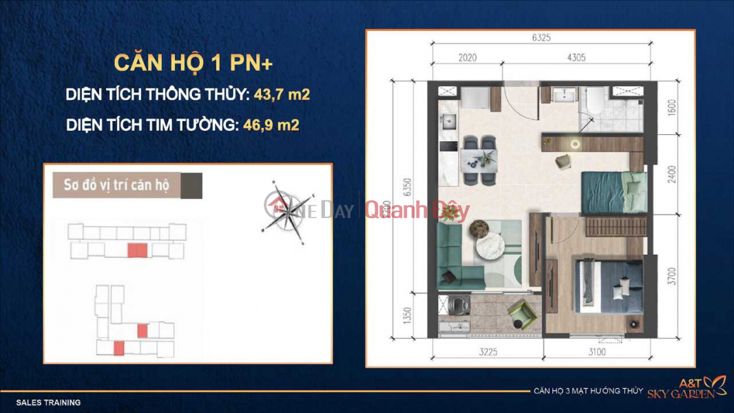 đ 1.4 Billion Highway 13 Apartment with Saigon River View Price From 1.4 billion Bank Support 80% 0% Interest Rate