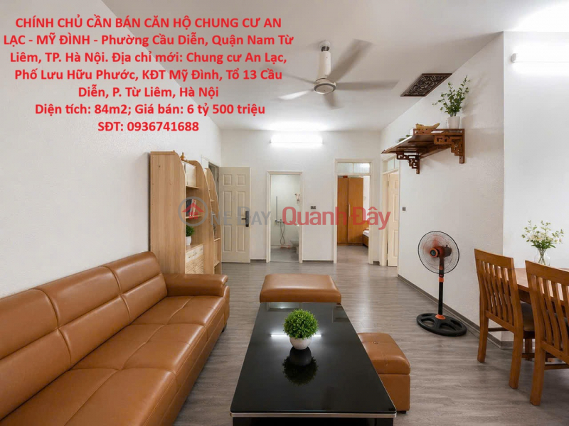 OWNER NEEDS TO SELL APARTMENT IN AN LAC - MY DINH - Cau Dien Ward, Nam Tu Liem District, Hanoi City Sales Listings