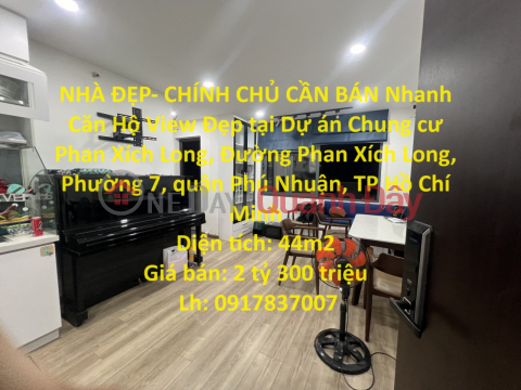 NHÀ ĐẸP- CHÍNH CHỦ CẦN BÁN Nhanh Căn Hộ View Đẹp tại quận Phú Nhuận, TPHCM _0