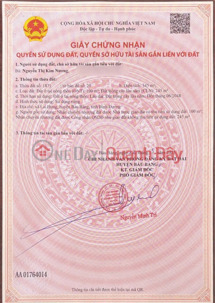| Làm ơn chọn, Nhà ở Niêm yết bán | đ 1,6 tỷ