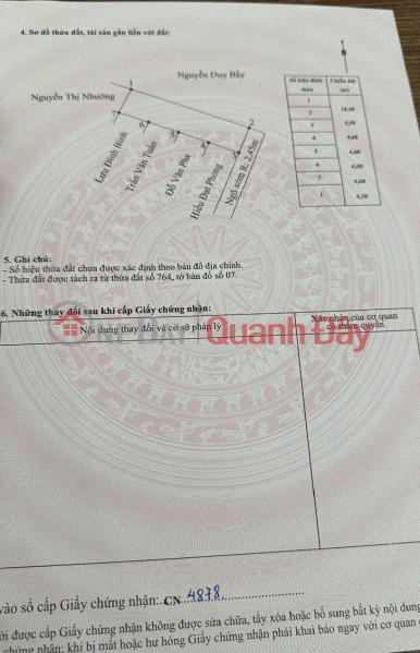 8xx Triệu - Lô 82,7m² đường nhựa 4m, giá hiếm tại Kính Trực Tân Phong Kiến Thụy ZALO 0567 222 555 Niêm yết bán