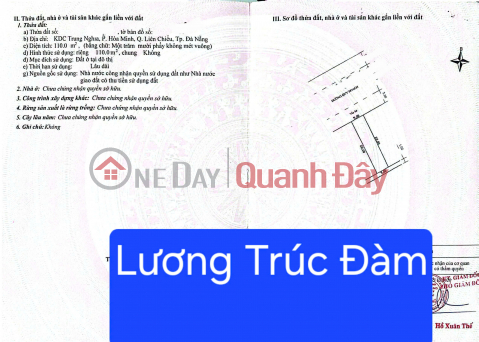 COMMERCIAL FRONTAGE ON LUONG TRUC DAM STREET, 10.5M WIDE _0