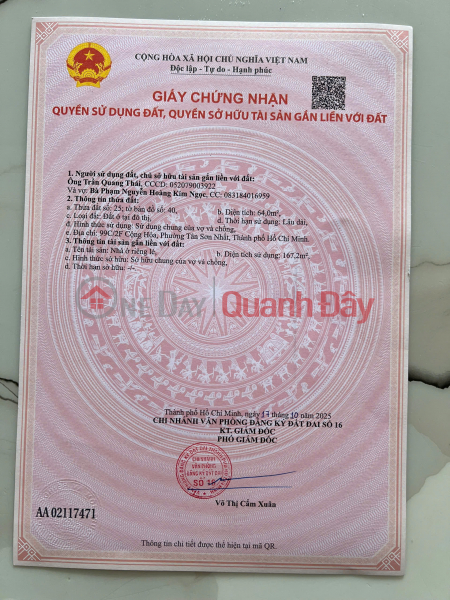  Làm ơn chọn | Nhà ở, Niêm yết bán | đ 16,5 tỷ