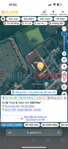 HOT HOT! OWN A PRIME LOCATION PLOT OF LAND IN MY DUC DISTRICT, HANOI CITY NOW!, Vietnam Sales đ 2.99 Billion