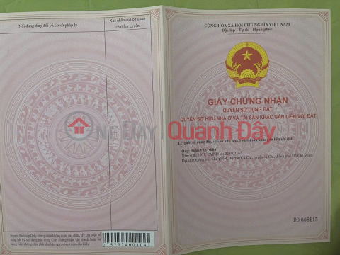 ĐẤT ĐẸP – GIÁ TỐT – CHÍNH CHỦ CẦN BÁN TẠI Phạm Văn Chèo , Thị trấn Củ Chi, Huyện Củ Chi, HCM _0