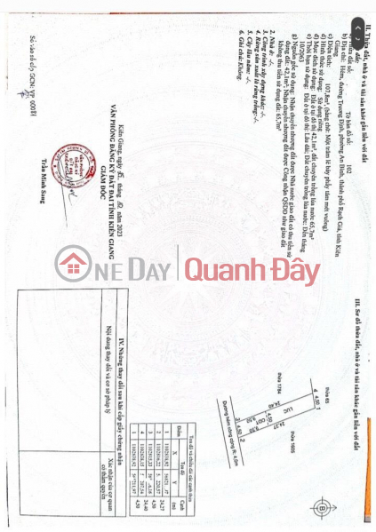 OWNERS NEED TO SELL QUICKLY BEFORE TET. Lot of land at Truong Dinh street, An Binh ward, Rach Gia city, Kien Giang Sales Listings