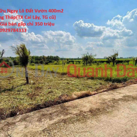 Chỉ Với 350 Triệu Sở Hữu Ngay Lô Đất Vườn 400m2 Tại Xã Tân Phú, Đồng Tháp(TX Cai Lậy, TG cũ) _0