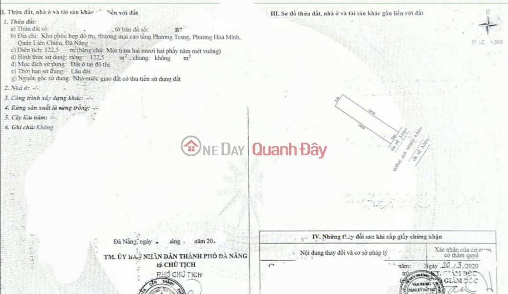 HÀNG HIẾM - ĐƯỜNG HÒA MINH 27 - DT 122,5M2 - HƯỚNG ĐÔNG NAM Niêm yết bán