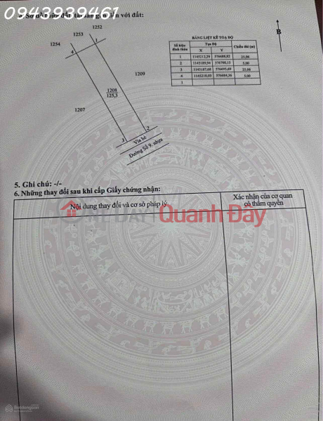 Selling a 5x25m plot of land in Long Thanh Hung residential area, Cho Gao, Tien Giang (now Cho Gao commune, Dong Thap province)., Vietnam | Sales đ 830 Million