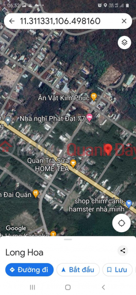 Property Search Vietnam | OneDay | Nhà ở Niêm yết bán, Chính Chủ Cần Tiền Bán Gấp Lô Đất Tại Xã Long Hòa,H. Dầu Tiếng,Tỉnh Bình Dươn