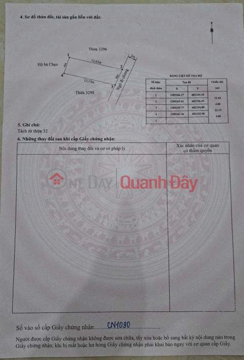 ĐẤT CHÍNH CHỦ - GIÁ TỐT - Bán đất vị trí đẹp ngõ 192 Hàng Tổng, Thông TDC Điểm 4, Đằng Hải _0